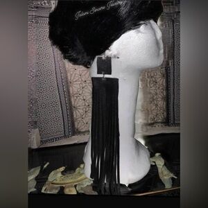 Fringe black Earrings